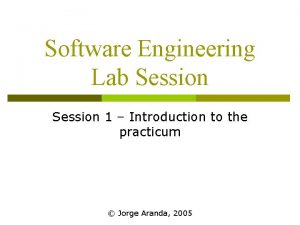 Software engineering lab assignments