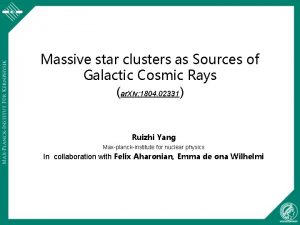 Massive star clusters as Sources of Galactic Cosmic