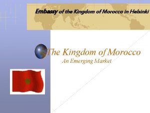Embassy of the Kingdom of Morocco in Helsinki