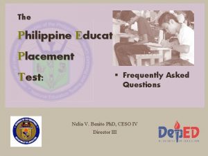 Philippine educational placement test reviewer