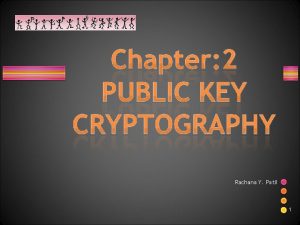 Rachana Y Patil 1 Symmetric and asymmetrickey cryptography