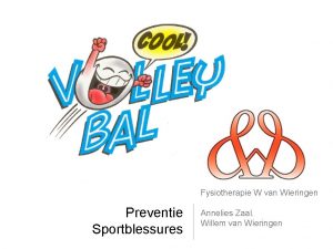 Fysiotherapie W van Wieringen Preventie Sportblessures Annelies Zaal