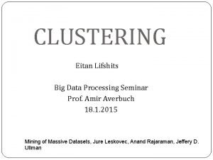 Bfr clustering