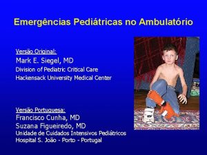 Emergncias Peditricas no Ambulatrio Verso Original Mark E