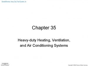Chapter 35 Heavyduty Heating Ventilation and Air Conditioning