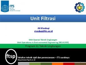 Contoh soal filtrasi Contoh soal filtrasi
