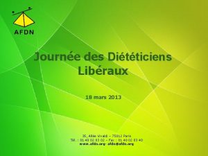 Journe des Ditticiens Libraux 18 mars 2013 35