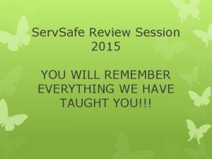 Servsafe definition