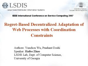 Ieee service computing