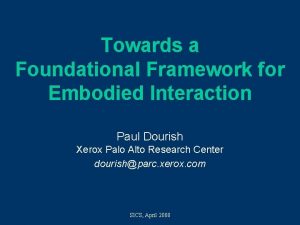 Foundational framework meaning