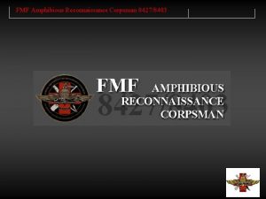 Special amphibious reconnaissance corpsman Special amphibious reconnaissance corpsman