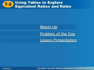 Using Tables toto Explore Using Tables Explore 7 Using Tables toto Explore Using Tables Explore 7