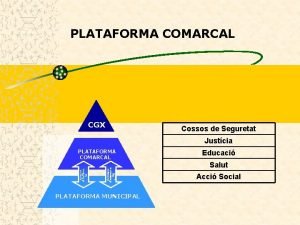 PLATAFORMA COMARCAL CGX Cossos de Seguretat Justcia Comissi