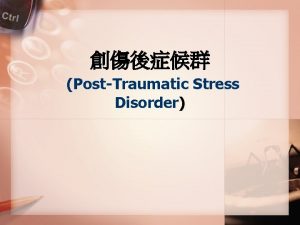 PostTraumatic Stress Disorder PTSD Shakespeare 1564 1616 traumatic