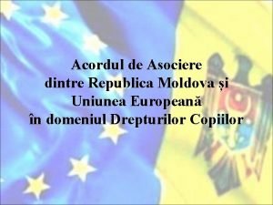 Acordul de Asociere dintre Republica Moldova i Uniunea