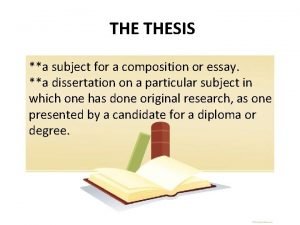 Dedication for thesis