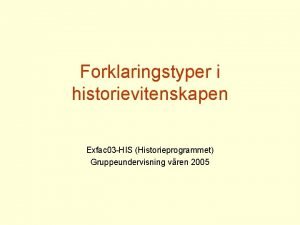 Forklaringstyper