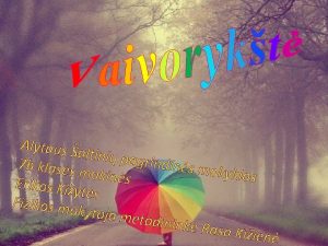 Vaivorykštės susidarymas
