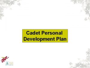 Cadet portfolio Cadet portfolio