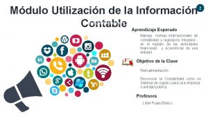 Mdulo Utilizacin de la Informacin Contable 2 Your