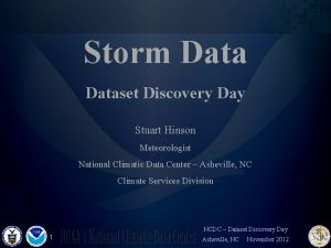 Ncdc storm events database