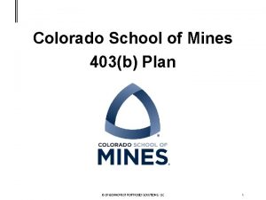 Colorado School of Mines 403b Plan Aurora Public