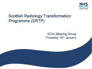 Scottish radiology transformation programme