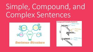 Simple compound and complex sentences