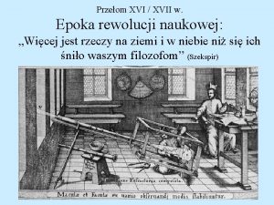 Kartezjusz epoka Kartezjusz epoka