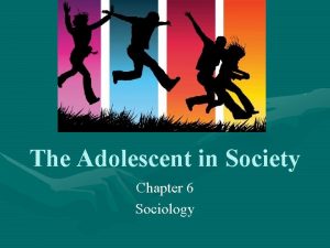 Adolescence definition sociology