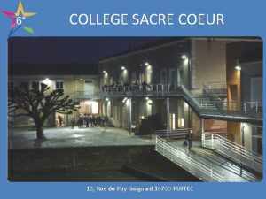 College sacre coeur ruffec