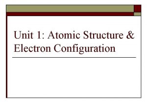 P+ electron configuration