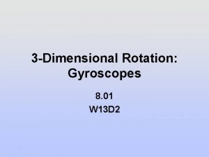 3 Dimensional Rotation Gyroscopes 8 01 W 13