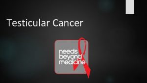 Testicular Cancer What is Testicular Cancer Cancer that