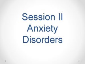 What is anxiety examples