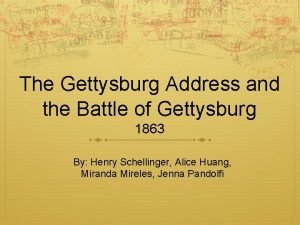 Gettysburg battle