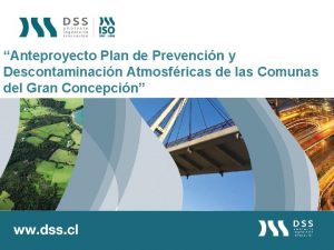 Anteproyecto Plan de Prevencin y Descontaminacin Atmosfricas de