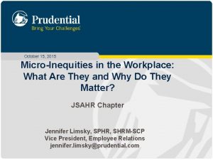 Micro inequities in the workplace