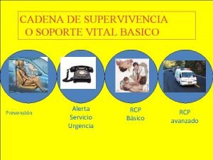 CADENA DE SUPERVIVENCIA O SOPORTE VITAL BASICO Prevencin