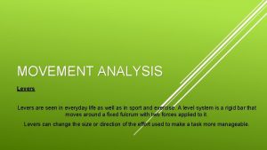 1nd class lever 1nd class lever