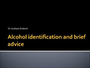 Dr graham roberts Dr graham roberts