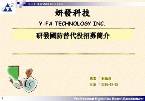 YFA TECHNOLOGY INC YFA TECHNOLOGY INC 2015 12