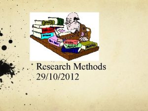 Research Methods 29102012 Boe Dube 29101980 Complete last