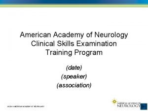 Nex exam neurology