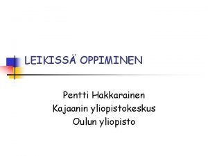 Kajaanin yliopistokeskus