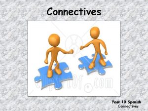 Connectives in spanish