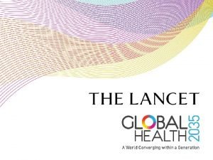 Global Health 2035 WDR 1993 20 Years The
