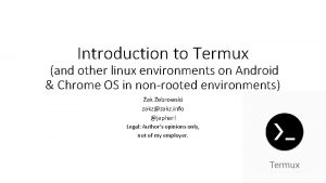 Termux chrome