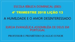 Planejamento Anual Da Escola Bblica Dominical Ano 2017