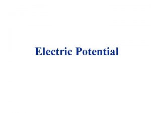 Is electric potential conservative